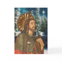 San Rocco - Buon Natale - Italian  - Christmas Greeting Card