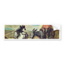 Sancho Panza And Don Quixote In The Mountains By D Bumper Stickers