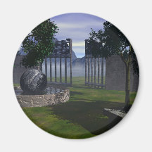 Sanctuaire de Paix Fridge Magnet