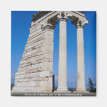 Sanctuary of Apollo, part of the archaeological si Magnets