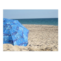 Sand and Blue Postcard
