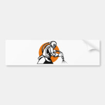 sand blaster sandblasting sandblaster worker retro bumper sticker