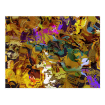 Sand Box - Abstract Postcard