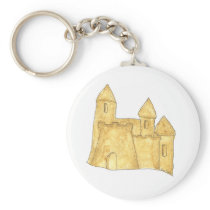 Sand Castle Keychain