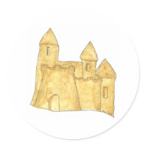 Sand Castle Sticker