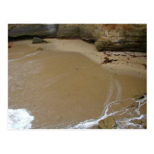 Sand Cliffs Beaches Postcard