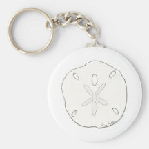 Sand Dollar Keychain