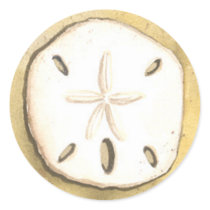 Sand Dollar Sea Shell Sticker
