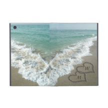 Sand Hearts on the Beach, Custom Cases For iPad Mini