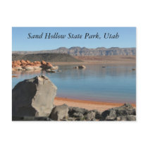 Sand Hollow State Park, Utah Postcard