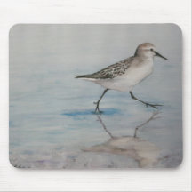Sand Piper Bird Art Mouse Pad