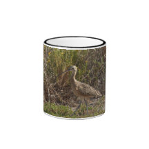 Sand Piper Print Coffee Mugs