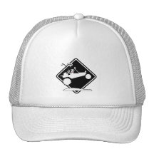 SAND RAIL AIR Caution Placard Mesh Hats