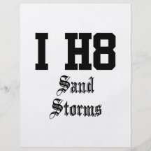 sand storms full color flyer