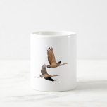 Sandhill Couple in Flight Mug