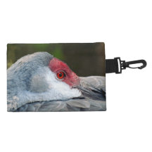 Sandhill Crane Clip On Accessory Bag