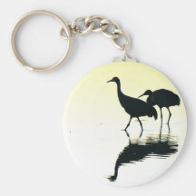 Sandhill tend le cou le porte - clé porte-clef