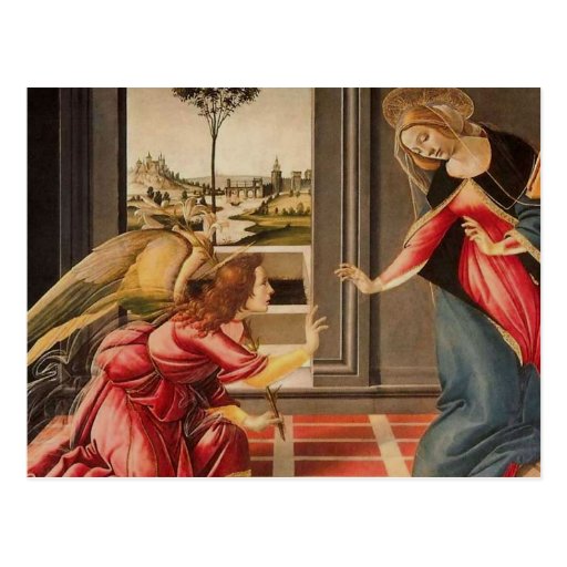 Sandro Botticelli - The Annunciation GC Postcards