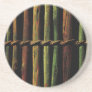 Sandstone Coaster Bamboo Fence (photo)