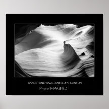 SANDSTONE WAVE, ANTELOPE CANYON, AZ. US POSTER