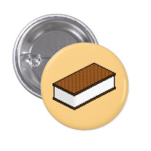 Sandwich à crème glacée - cantaloup badges