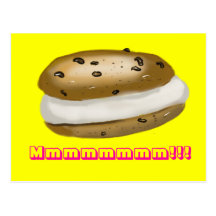 sandwich ice cream post card