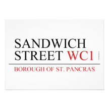 Sandwich Street Announcements