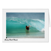 Sandy Beach Tubular Cards