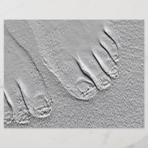 sandy feet full color flyer