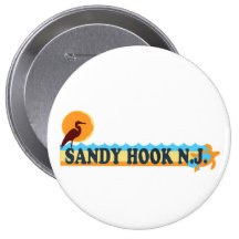 Sandy Hook. Pinback Button