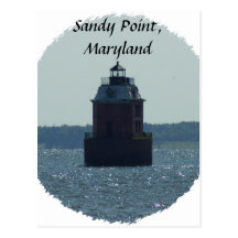 Sandy Point Lighthouse Postcards