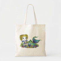 "Sandy" Rainbow Mermaid Fairy Tote Bag