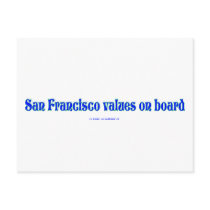 SanFranValues Postcards