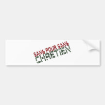 Sang pour sang Chrétien Bumper Sticker