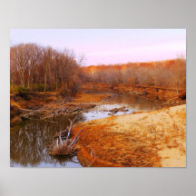 Sangamon River Near Lincoln's New Salem, Illinois Print