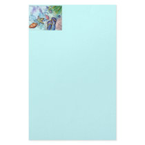 Sanibel Beach Sandals & Shells Personalized Stationery