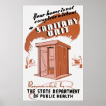 Sanitary Unit Poster