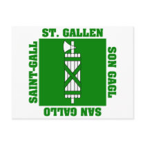 Sankt Gallen Switzerland Canton Flag