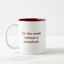 Sans parachute tasse à café