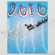 Santa - 2010 Christmas night Personalized Flyer