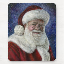 Santa amongst the Stars Mousepads