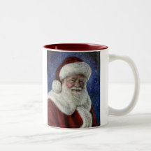 Santa amongst the Stars Mugs