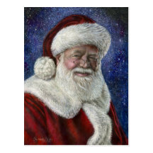 Santa amongst the Stars Post Cards