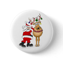 Santa and reindeer friend!