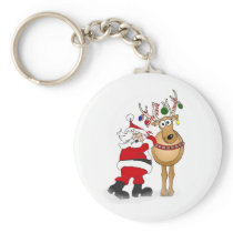 Santa and reindeer friend!