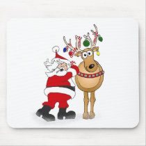 Santa and reindeer friend!