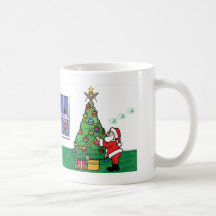Santa and the Masons Tree Mug