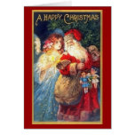 Santa & Angel - Christmas Card