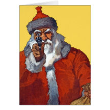Santa:  Armed & Ready Cards