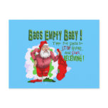 santa bags empty funny christmas cartoon